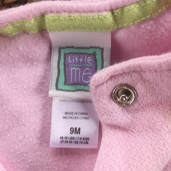 👛[Little Me] Sweater Jacket with Matching Hat - Picture 4 of 7